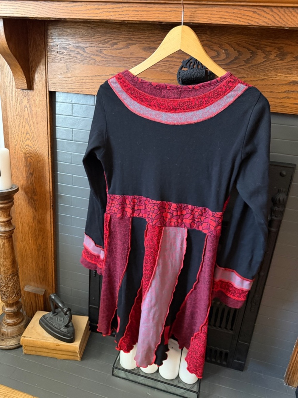 Boho Patchwork Tunic Dress - Picture 5 of 5